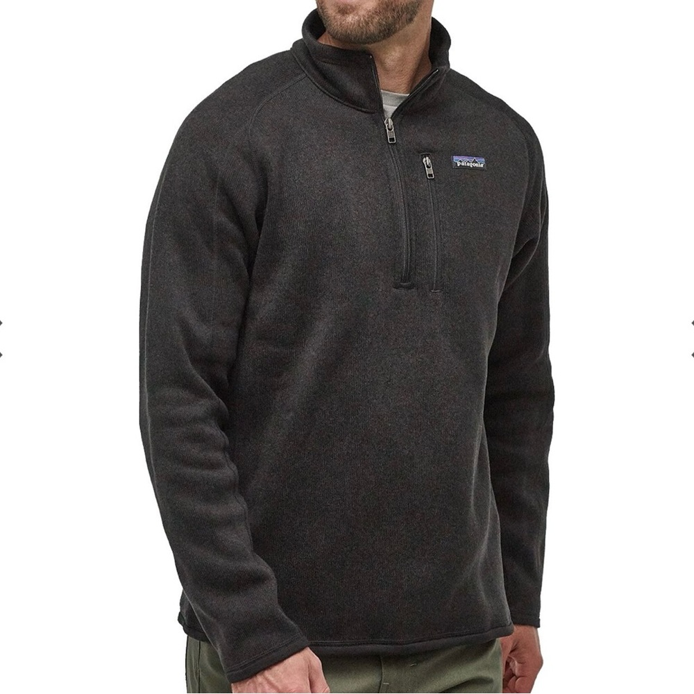 Patagonia Black Fleece Quarter-Zip Pullover